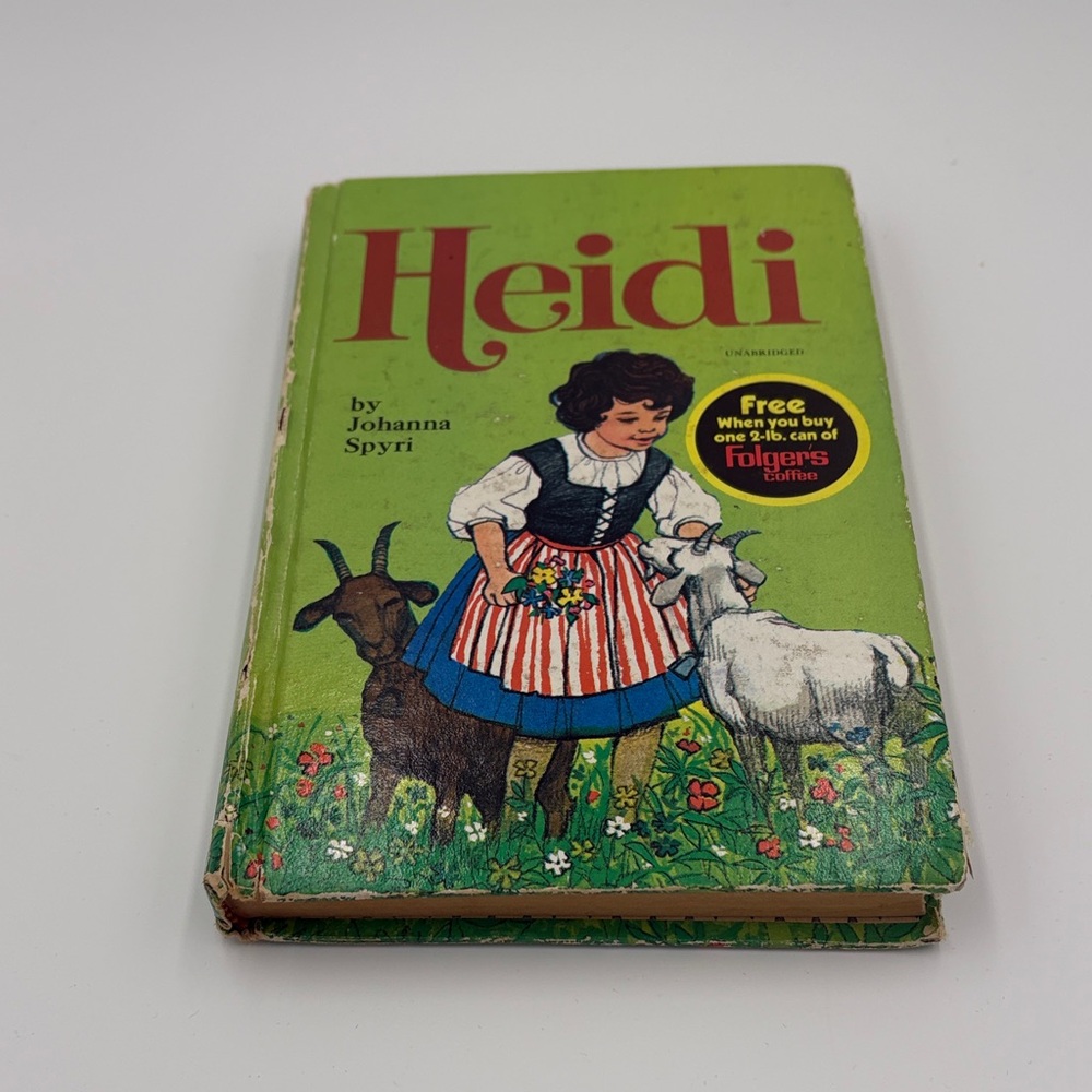 Heidi Book with Green Cover